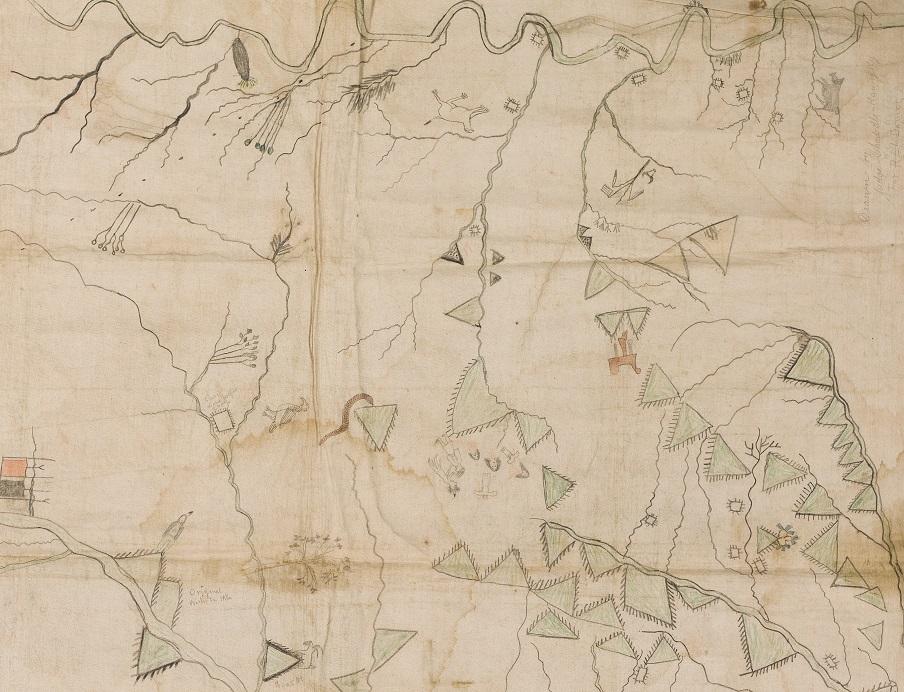 Historical Kiowa pictorial map